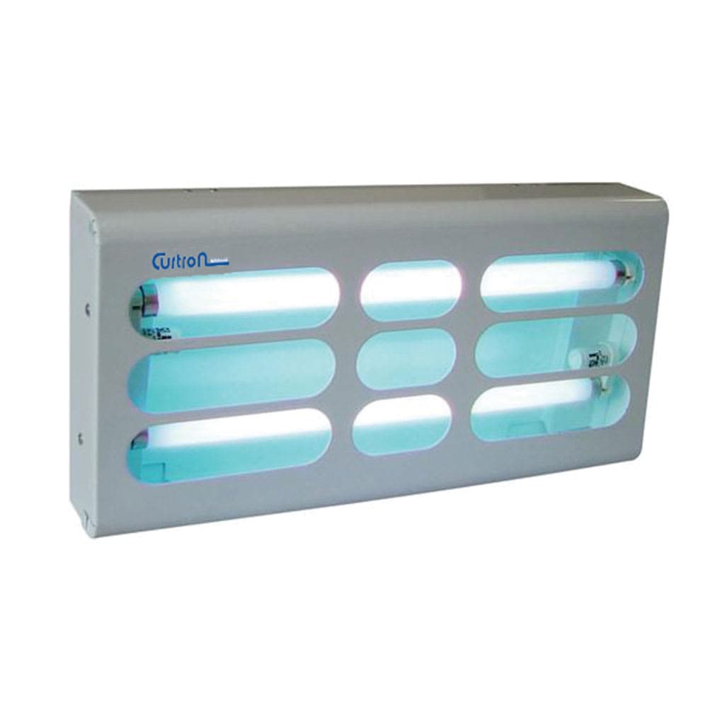 Curtron BL200 Powder-Coated Silent Fly Trap w/ 30 Watt UV Light, Covers 1500 sq ft, White