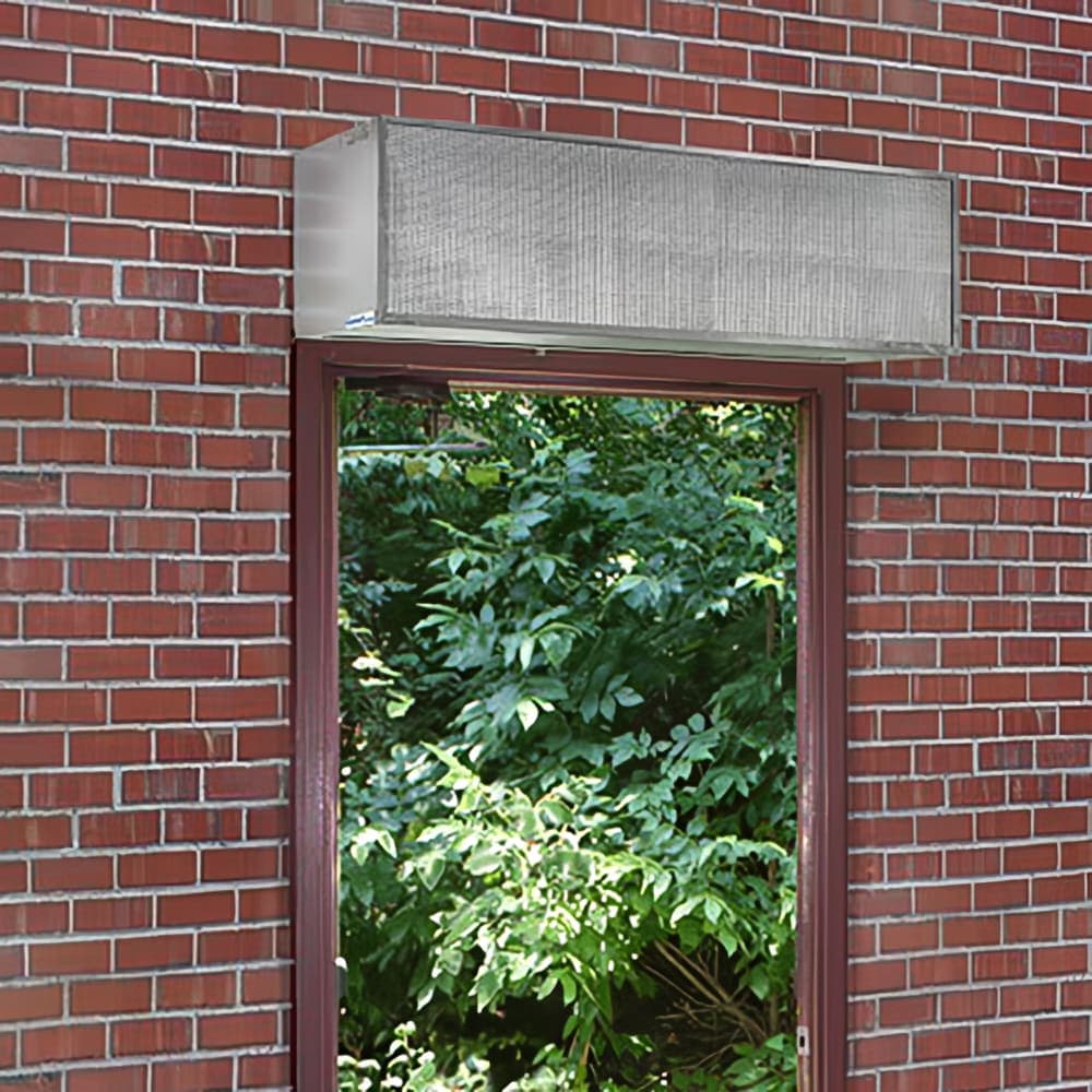 Curtron E-CFD-48-1 Save-T Air Curtain for Commercial Front Door, Aluminized Housing, 48 x 120"