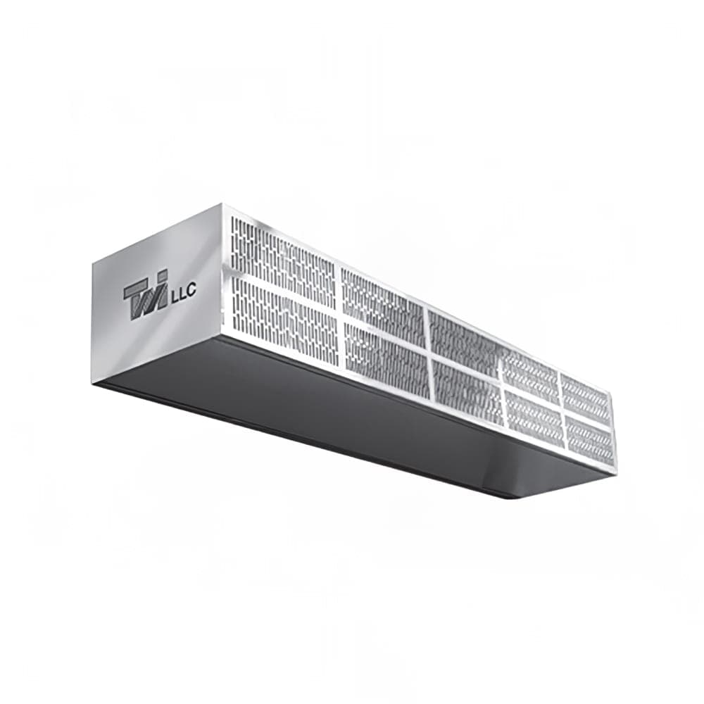 Curtron S-LP-72-2 72" Unheated Low-Profile Air Curtain - (1) Speed, Stainless Steel