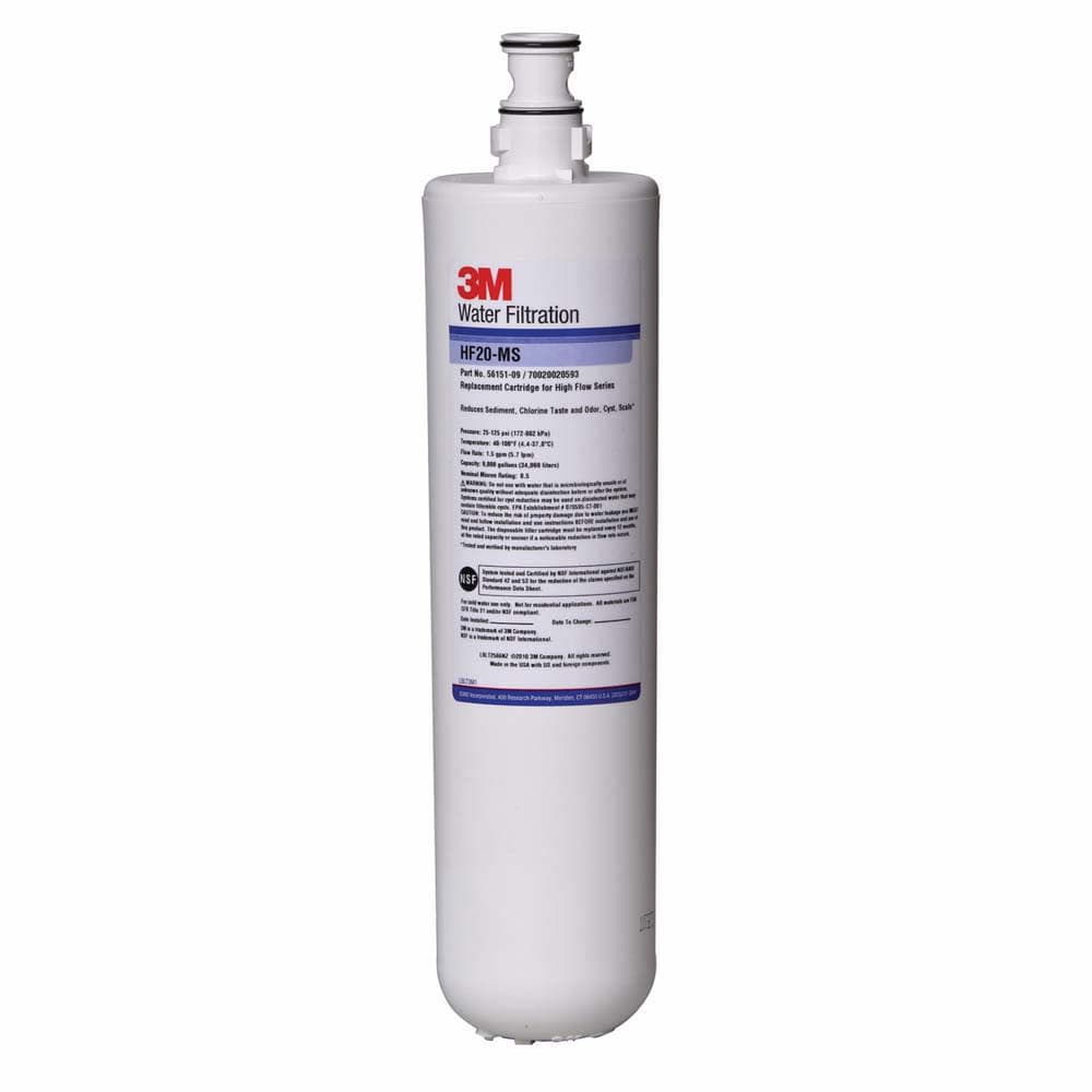 3M Cuno HF20-MS MS Replacement Cartridge For BREW120 MS System, 1/2 Microns