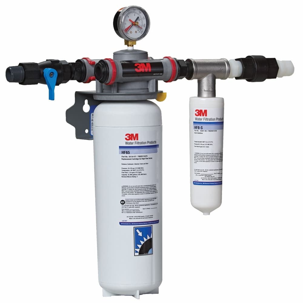 3M Cuno SF165 AquaPure Water Filter System for Steamers, Flow Rate to 3 3/10 4 gpm