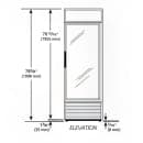 True G4SM-23-HC~TSL01 27 1/2" Self Service Bakery Display Case w/ Straight Glass, (5) Levels, Black, 115v thumbnail 2
