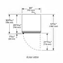 True GDIM-26NT-HC~TSL01 30" Indoor Ice Merchandiser w/ (54) 8 lb Bag Capacity - Glass Door, White, 115v thumbnail 3