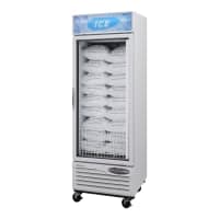 True GDIM-26NT-HC~TSL01 30" Indoor Ice Merchandiser w/ (54) 8 lb Bag Capacity - Glass Door, Black, 115v thumbnail 4