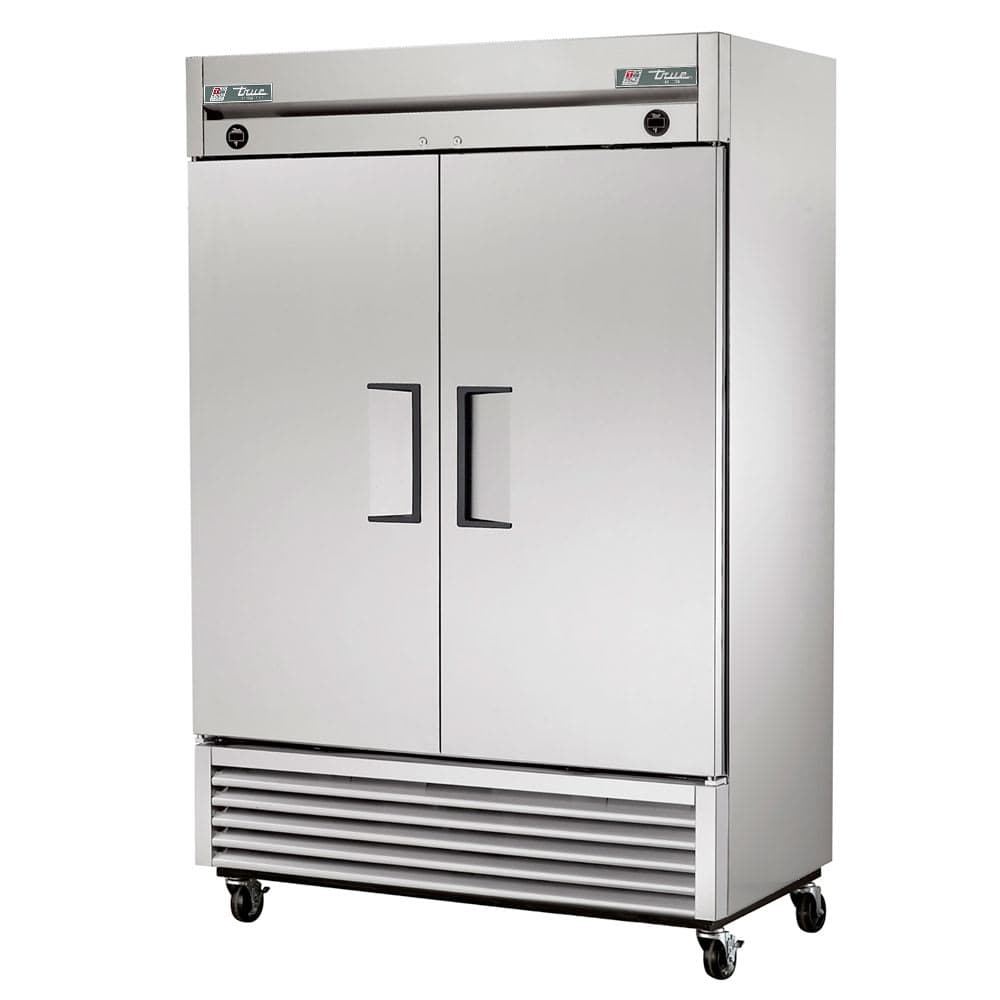 True T-49DT-HC 54 1/8" Two Section Commercial Combo Refrigerator Freezer - Solid Doors, Dual Temp, 115v