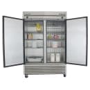 True T-49DT-HC 54 1/8" Two Section Commercial Combo Refrigerator Freezer - Solid Doors, Dual Temp, 115v thumbnail 7