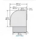 True TCGG-72-S-HC-LD 72-1/4" Full Service Deli Case w/ Curved Glass - (3) Levels, 115v thumbnail 3