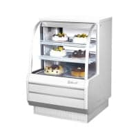 True TDM-DC-36-GE/GE-B-W 36 1/4" Full Service Dry Bakery Case w/ Curved Glass - (4) Levels, 115v thumbnail 2