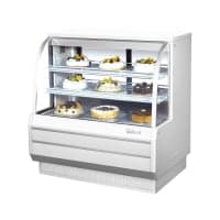 True TDM-DC-48-GE/GE-S-S 48 1/4" Full Service Dry Bakery Case w/ Curved Glass - (4) Levels, 115v thumbnail 2
