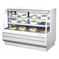 True TDM-R-59-GE/GE-S-W 59 1/4" Full Service Bakery Case w/ Curved Glass - (4) Levels, 115v thumbnail 2
