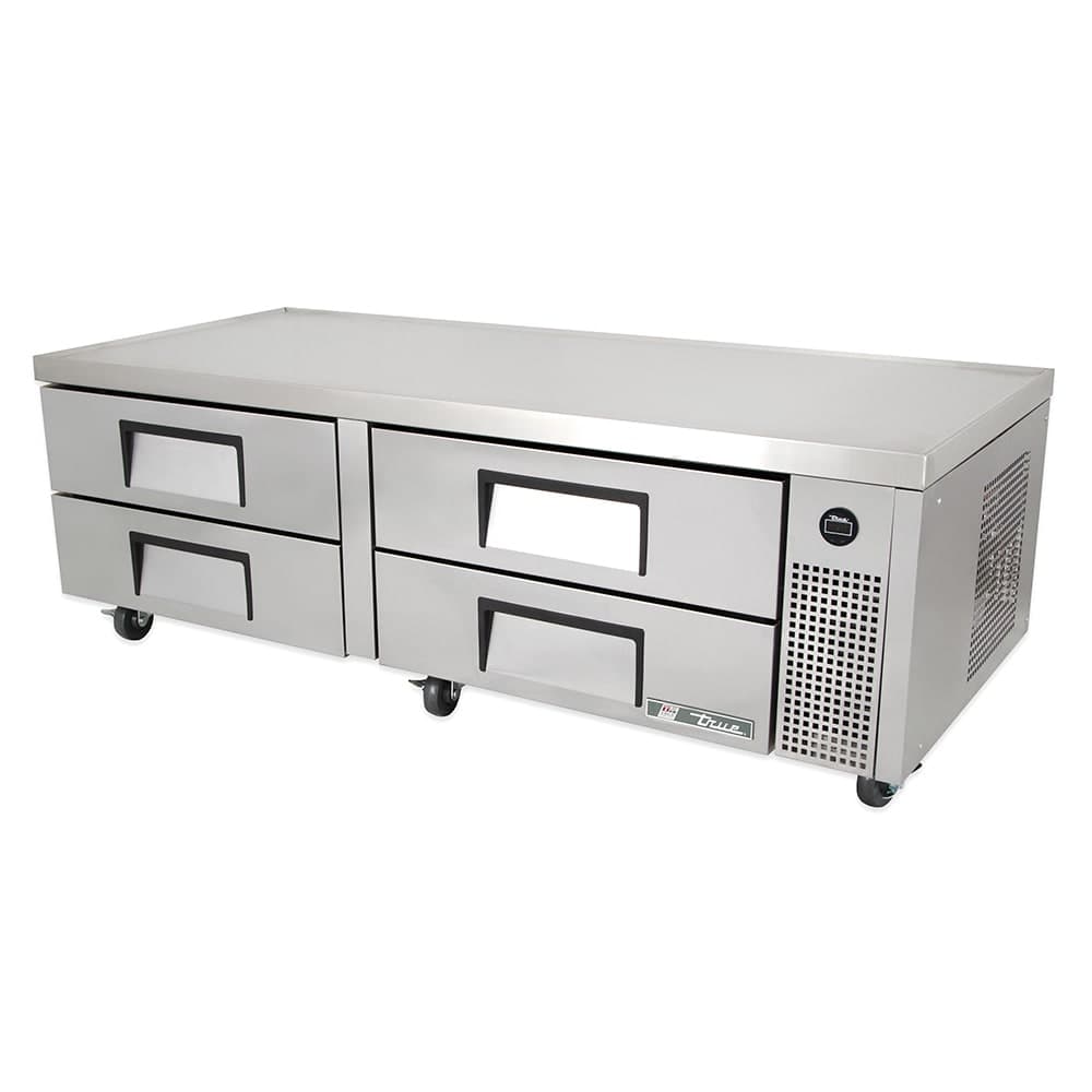 True TRCB-72-HC 72 5/16" Chef Base w/ (4) Drawers - 115v