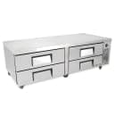 True TRCB-72-HC 72 5/16" Chef Base w/ (4) Drawers - 115v thumbnail 3