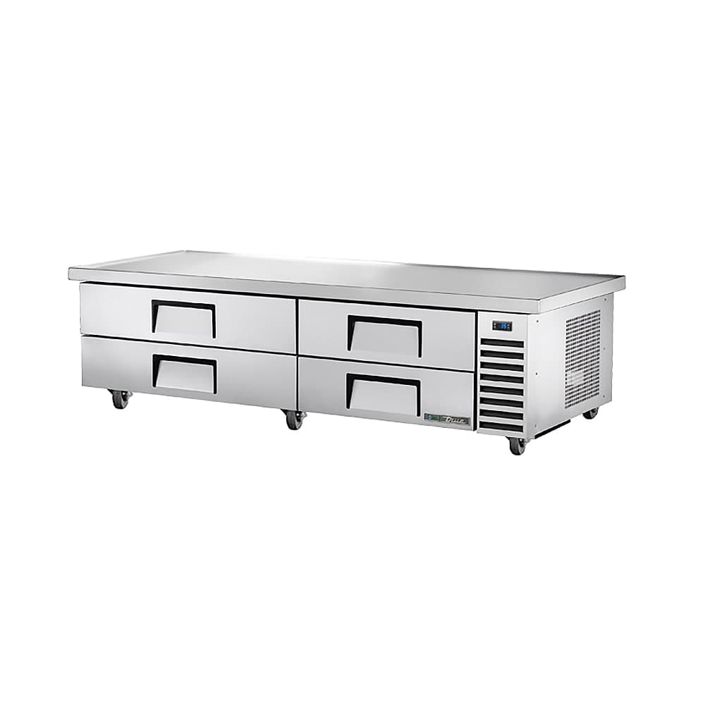 True TRCB-82-86-HC 86 1/4" Chef Base w/ (4) Drawers - 115v