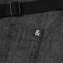 Hedley & Bennett Full Length Bib Apron w/ (2) Pockets - 33" x 30", Cotton, Peppercorn Grey (HB001208) thumbnail 2