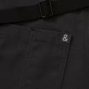 Hedley & Bennett Full Length Bib Apron w/ (2) Pockets - 39 1/2" x 37", Cotton, Char Grey (HB001548) thumbnail 2