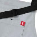 Hedley & Bennett Full Length Bib Apron w/ (2) Pockets - 33" x 30", Cotton, Earl Grey (HB001562) thumbnail 2