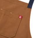 Hedley & Bennett Full Length Bib Apron w/ (2) Pockets - 33" x 30", Cotton, Denver Brown (HB001634) thumbnail 2