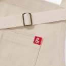 Hedley & Bennett Full Length Bib Apron w/ (2) Pockets - 33" x 30", Cotton, Flat White (HB001667) thumbnail 2