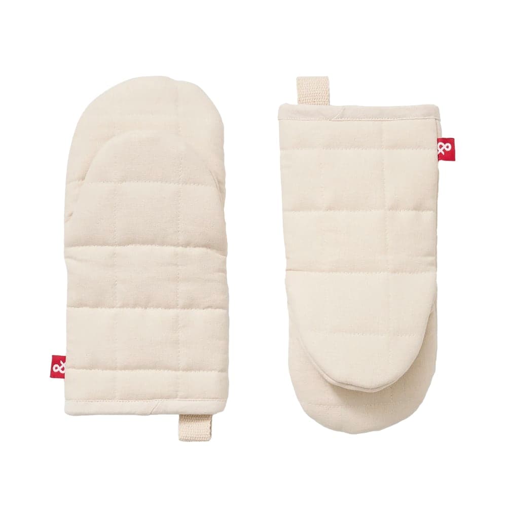 Hedley & Bennett 10 1/2" Puppet Oven Mitt - Cotton, Oat White (HB001701)