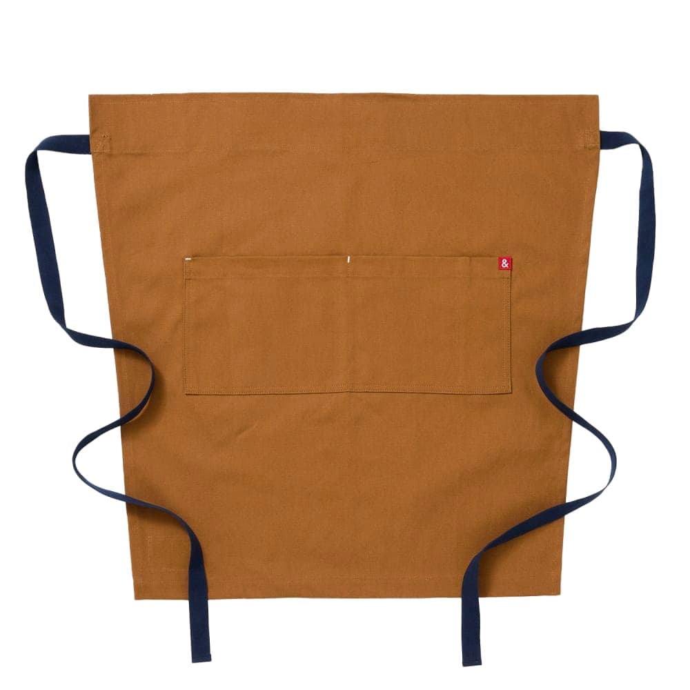 Hedley & Bennett 2 Pocket Bistro Apron - 21" x 28", Cotton, Denver Brown (HB001718)