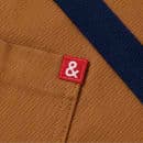 Hedley & Bennett 2 Pocket Bistro Apron - 21" x 28", Cotton, Denver Brown (HB001718) thumbnail 2