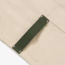 Hedley & Bennett Full Length Bib Apron w/ (2) Pockets - 33" x 30", Cotton, Sage White (HB001719) thumbnail 3