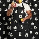 Hedley & Bennett Full Length Bib Apron w/ (2) Pockets - 33" x 30", Cotton, Mickey Mouse (HB002050 (ESS-MKYF-PRNT)) thumbnail 5