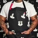 Hedley & Bennett Full Length Bib Apron w/ (2) Pockets - 33" x 30", Cotton, Mickey Mouse (HB002050 (ESS-MKYF-PRNT)) thumbnail 6