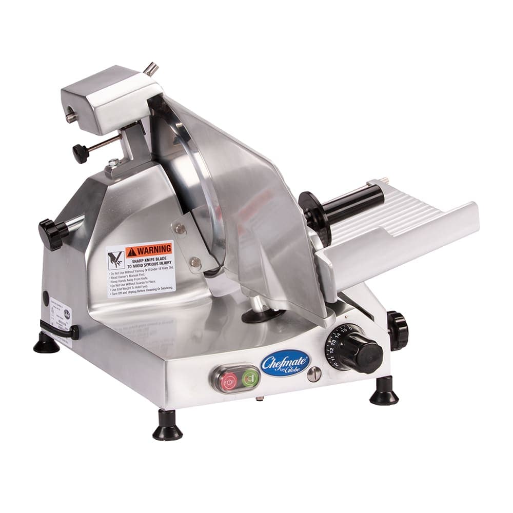 Globe C9 Manual Meat Slicer w/ 9" Blade, Belt Driven, Aluminum, 1/4 HP
