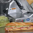 Globe G10 Manual Meat & Cheese Slicer w/ 10" Blade, Belt Driven, Aluminum, 1/3 hp thumbnail 5