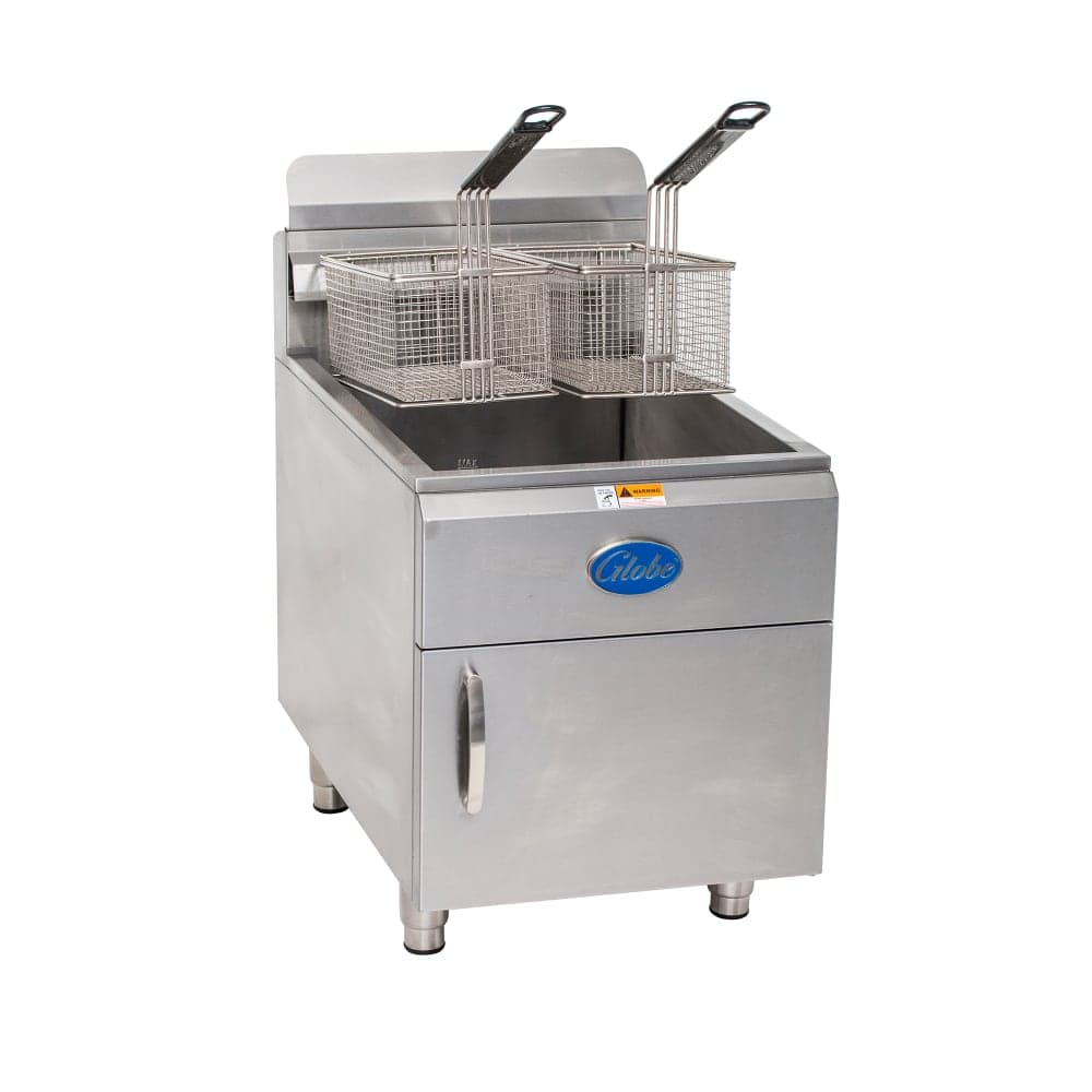Globe GF30G Countertop Gas Fryer - (1) 30 lb Vat, Natural Gas