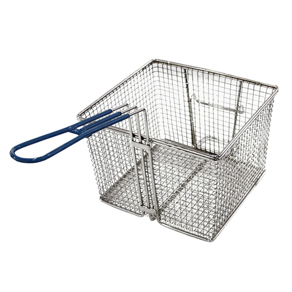 Globe LGBASKET1632 Fryer Basket w/ Coated Handle & Front Hook, 7 3/4" x 8 1/2" x 6"