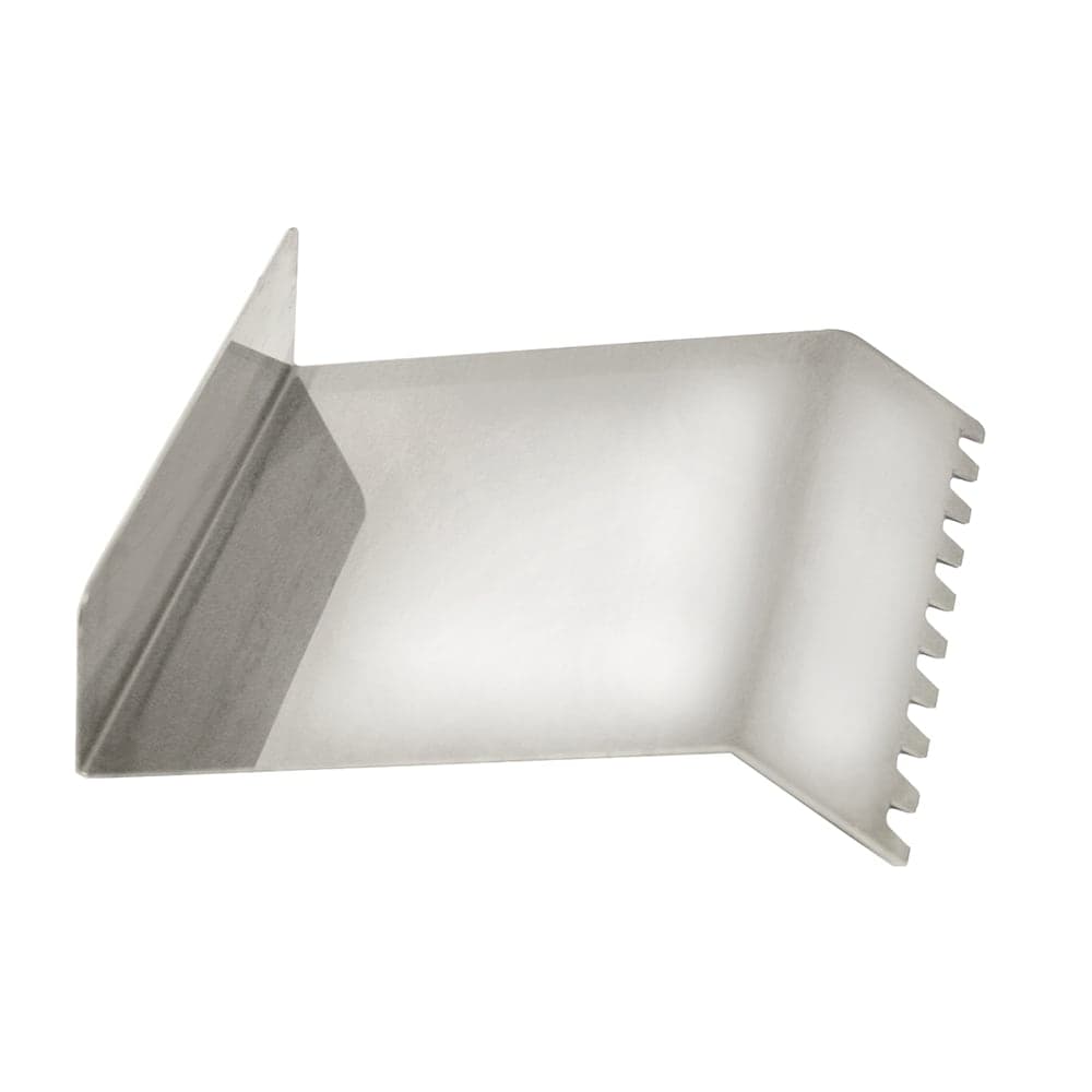 Globe PANINI-SCRAPER 4 3/4" Metal Panini Scraper w/ Grooved Pattern