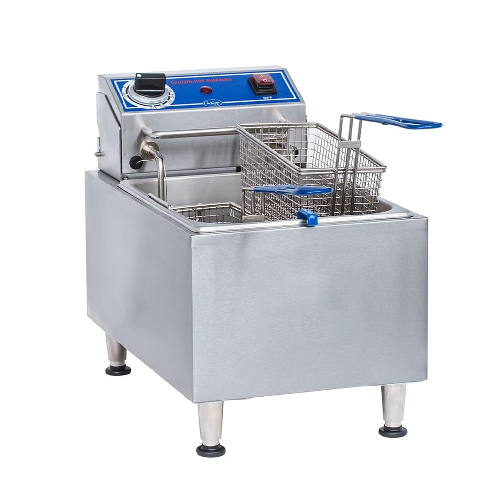 Globe PF10E Countertop Electric Fryer - (1) 10 lb Vat, 120v