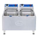 Globe PF32E Countertop Electric Fryer - (2) 16 lb Vats, 208 240v/1ph thumbnail 2