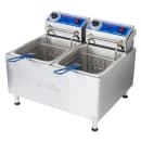 Globe PF32E Countertop Electric Fryer - (2) 16 lb Vats, 208 240v/1ph thumbnail 3