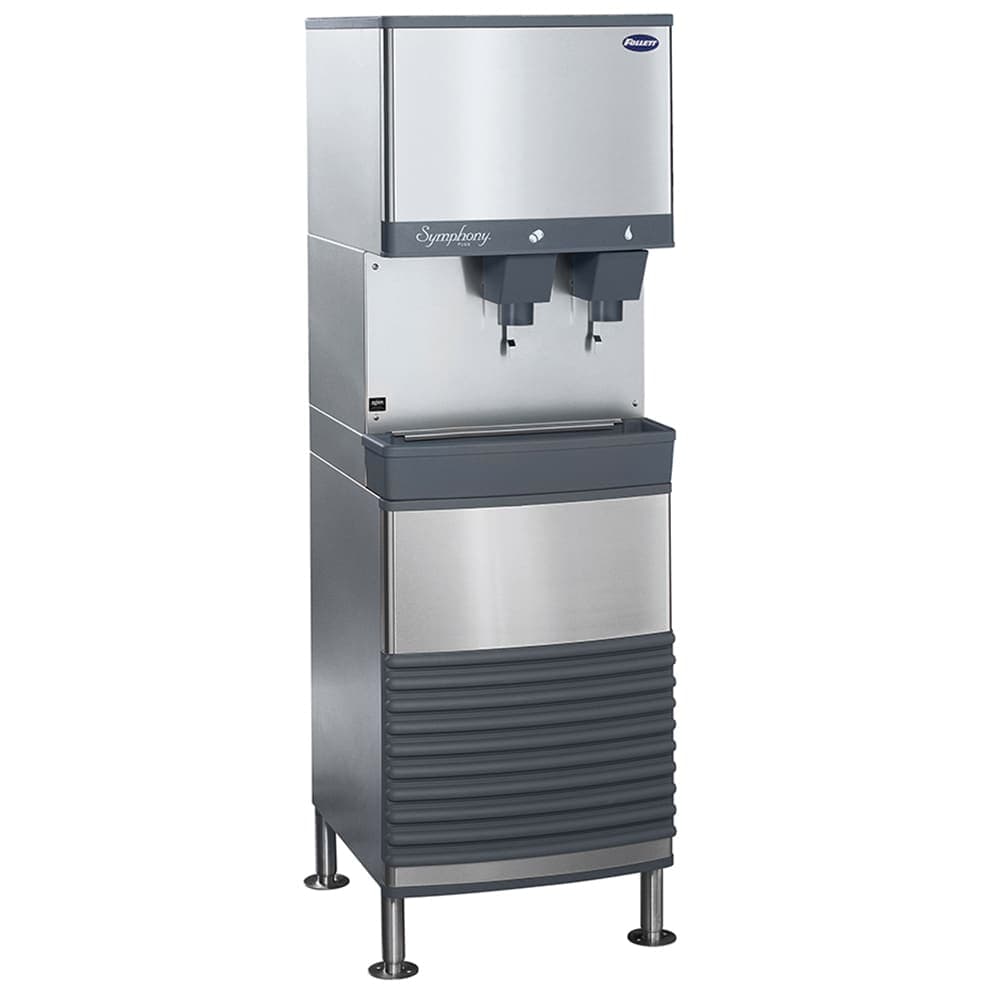Follett 25FB414A-L 425 lb Floor Model Water & Nugget Ice Dispenser - 25 lb Storage, Cup Fill, 115v