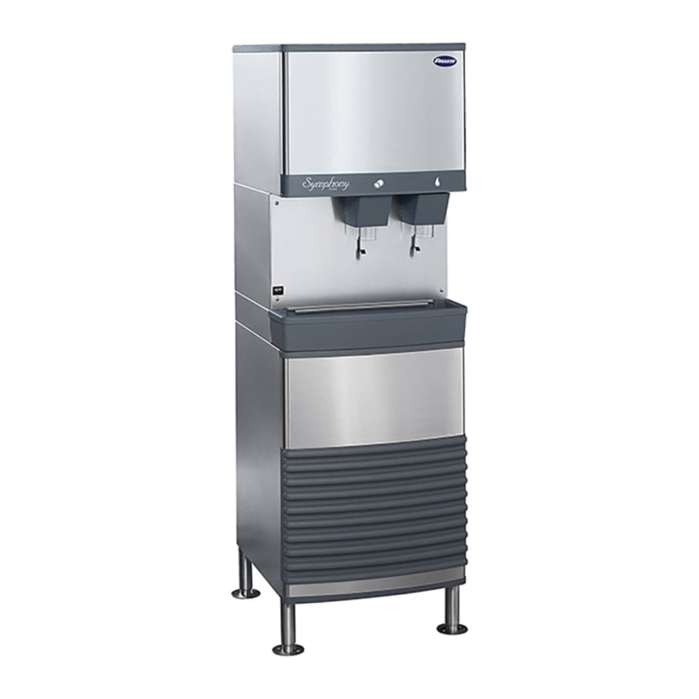 Follett 50FB414A-L 425 lb Floor Model Water & Nugget Ice Dispenser - 50 lb Storage, Cup Fill, 115v