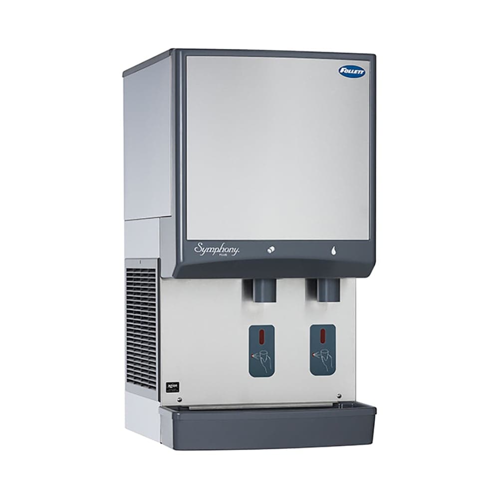 Follett 50HI425A-S0-DP 425 lb Wall Mount Water & Nugget Ice Dispenser - 50 lb Storage, Cup Fill, 115v