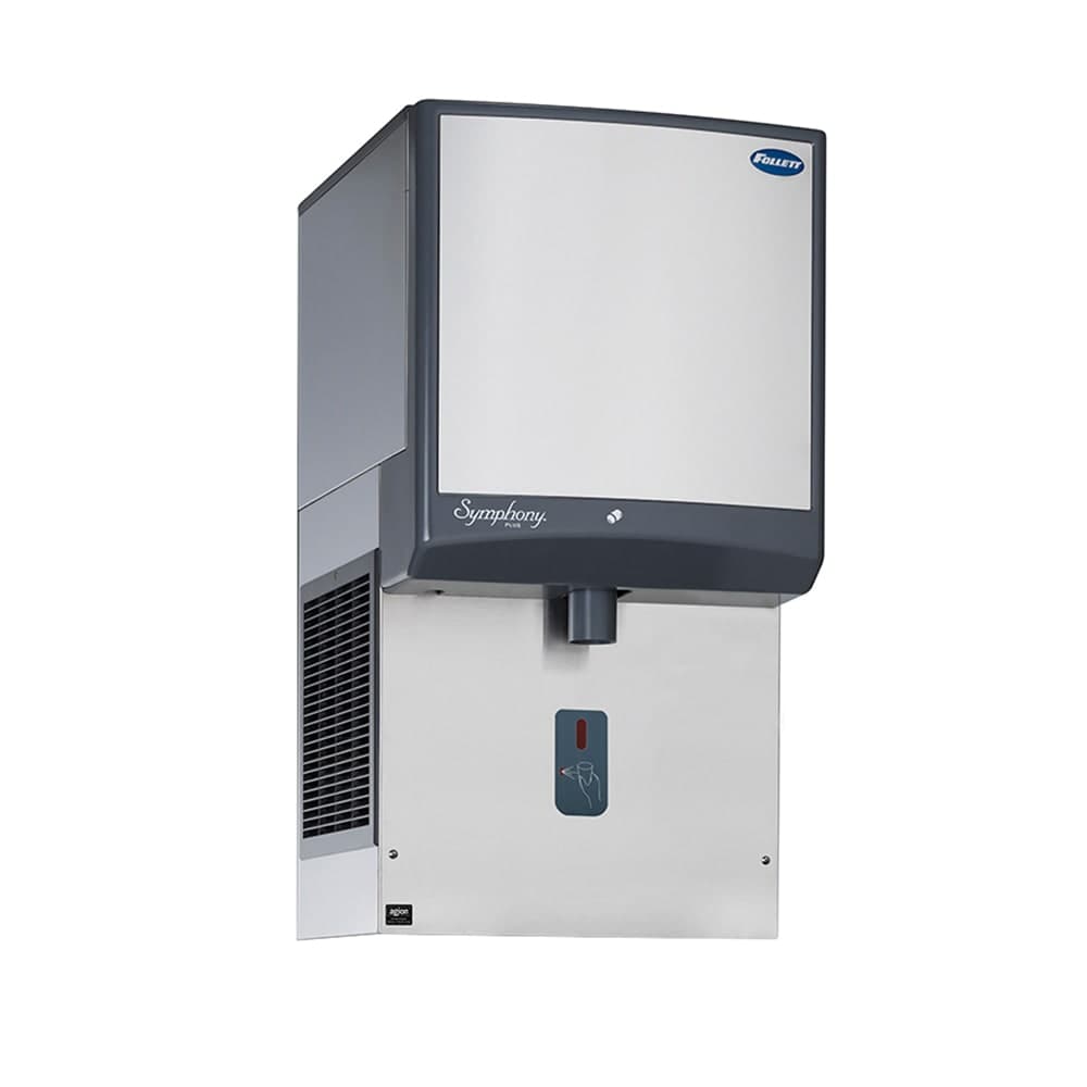 Follett 50HI425A-SI-00 425 lb Wall Mount Nugget Ice Dispenser - 50 lb Storage, Cup Fill, 115v