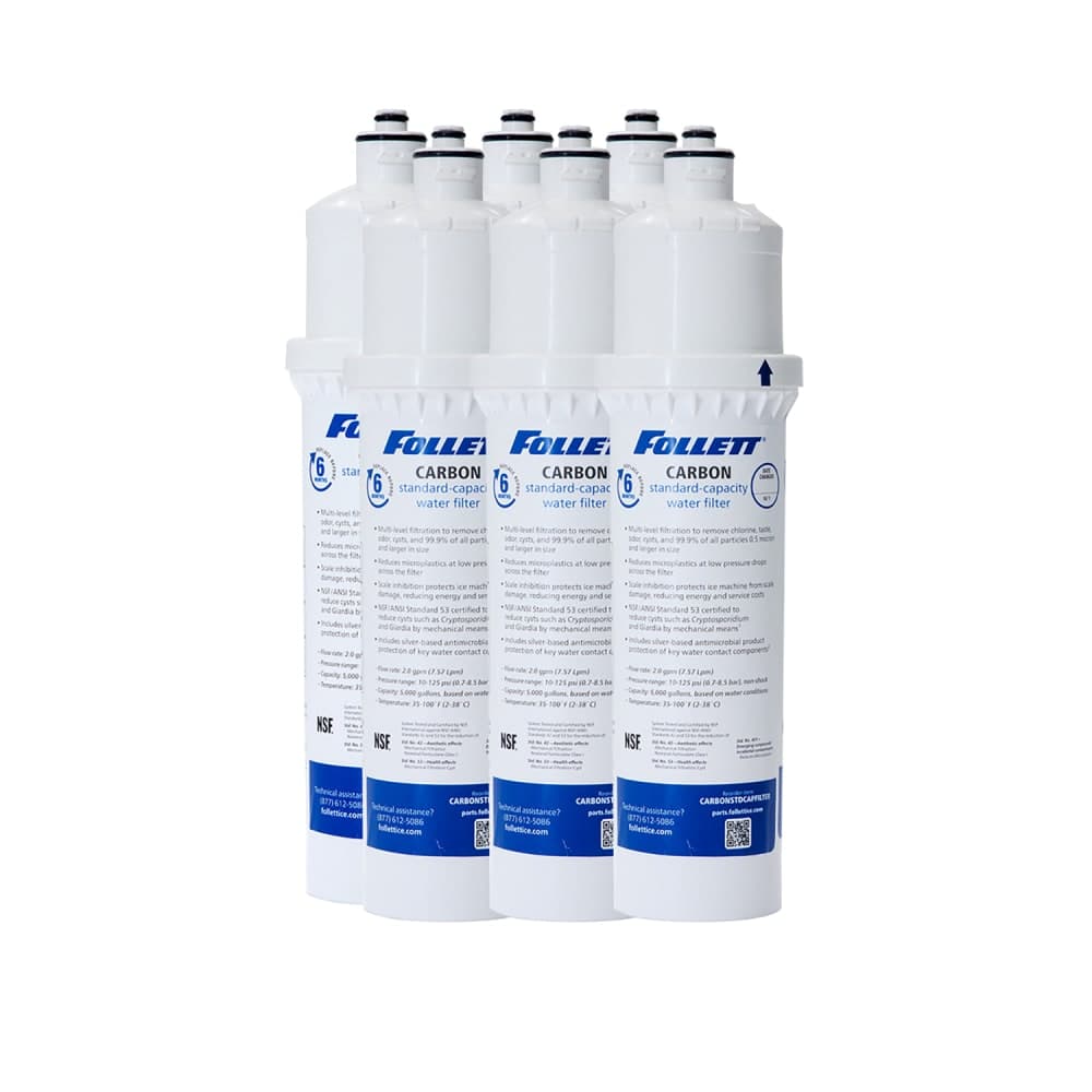 Follett CARBONSTDCAPFILTER6 Replacement Water Filter Cartridge - 5,000 gal Capacity