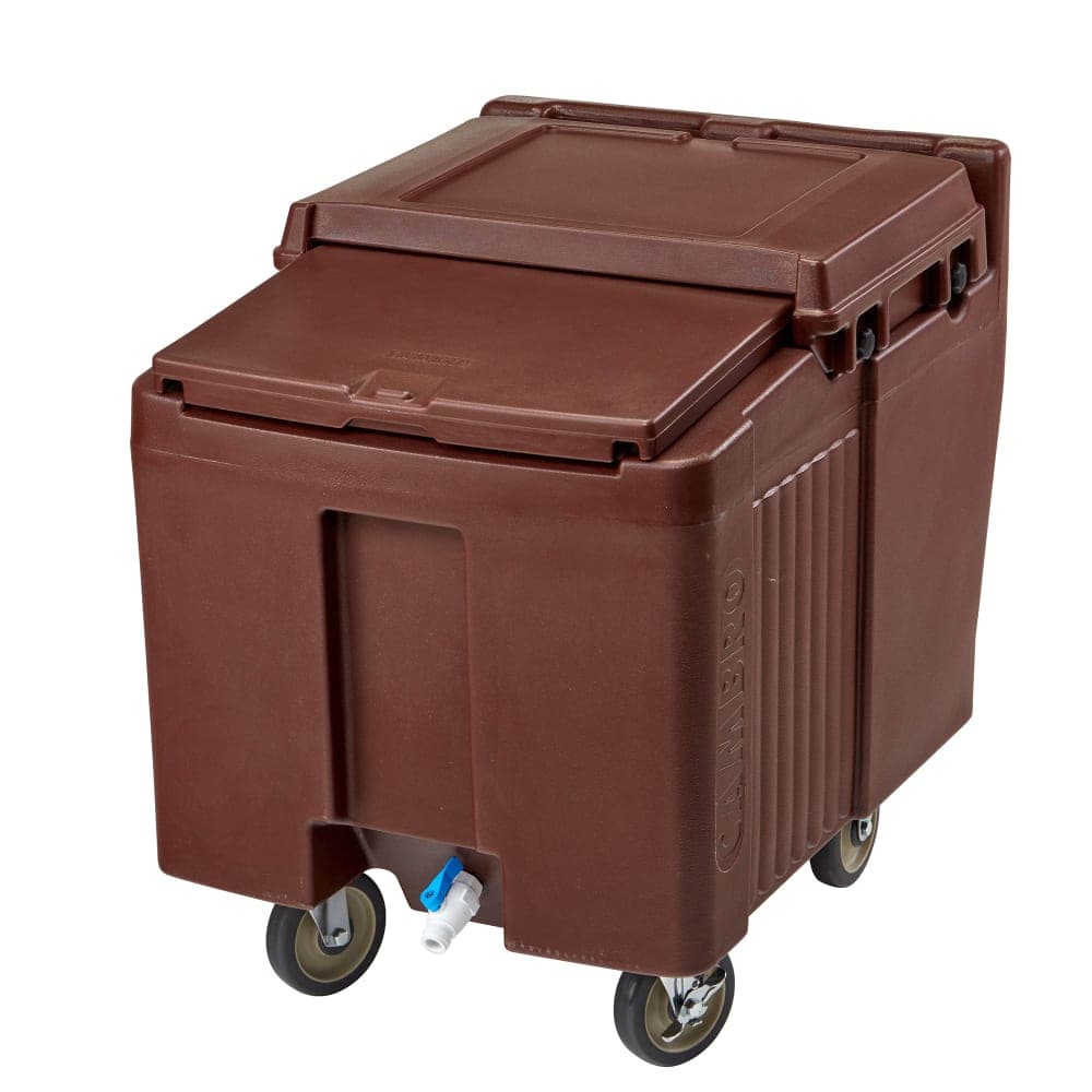 Follett ICS125L 125 lb Mobile Ice Caddy - Polyethylene, Brown
