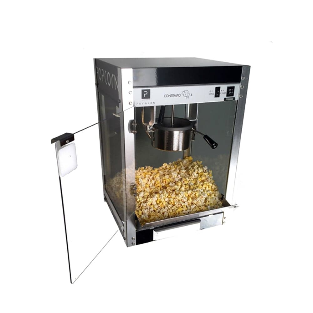 Paragon Popcorn Machine w/ 4 oz Kettle & Black Finish, 120v (1104220)