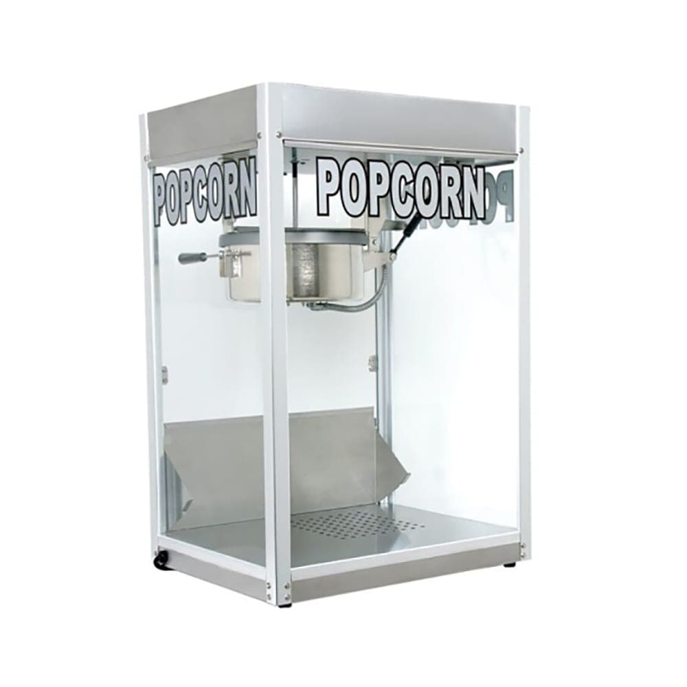 Paragon Popcorn Machine w/ 12 oz Kettle & Silver Finish, 120v (1112710)