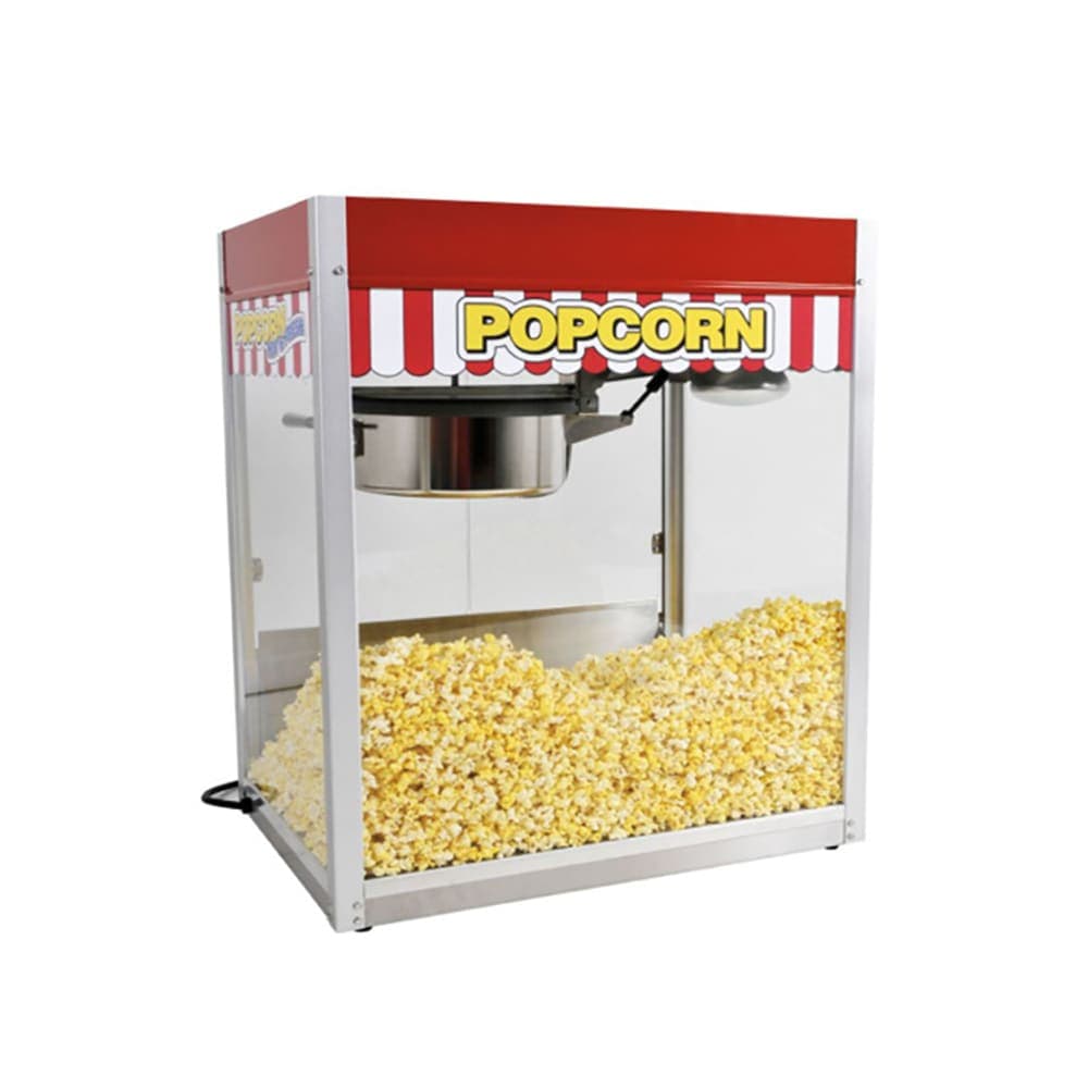 Paragon Popcorn Machine w/ 14 oz Kettle & Red Finish, 120v (1112810)