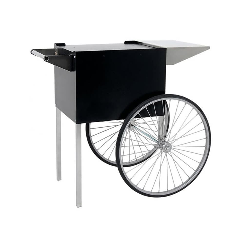 Paragon Small Popcorn Cart for Professional 4 Ounce Popper w/ Storage, Black (3080710)