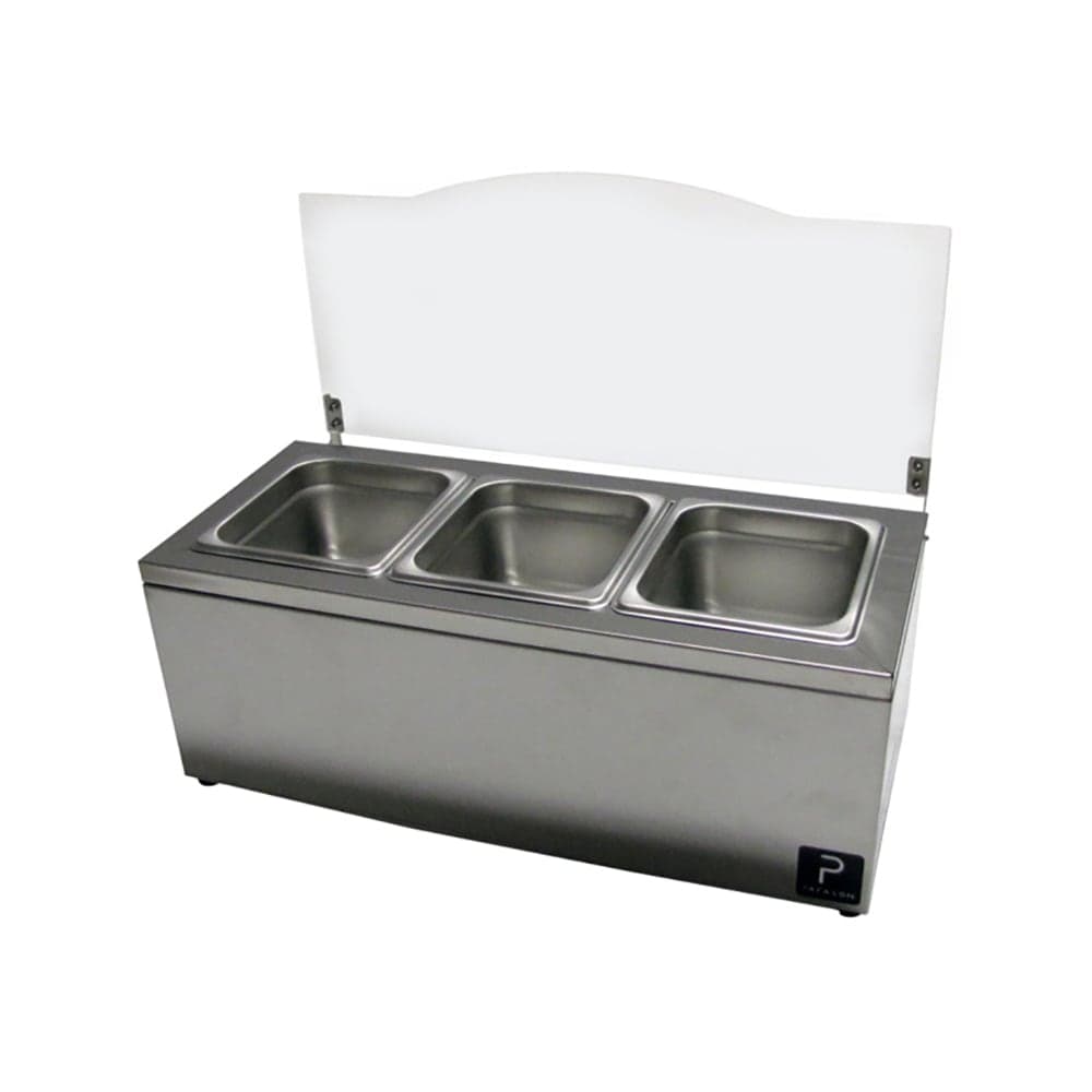 Paragon Dipper Style Condiment Dispenser w/ (3) Compartments, Stainless (5036200)