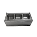 Paragon Dipper Style Condiment Dispenser w/ (3) Compartments, Stainless (5036200) thumbnail 2