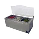 Paragon Dipper Style Condiment Dispenser w/ (3) Compartments, Stainless (5036200) thumbnail 4