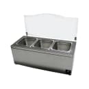 Paragon Pump & Dipper Style Condiment Dispenser w/ (5) Compartments, Stainless (5036200S) thumbnail 3